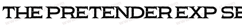 The Pretender Exp Serif字体转换